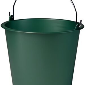 EDA Seau, 13 litres, plastique, vert
