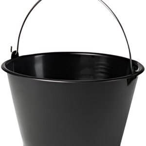 EDA Seau, 15,5 litres, plastique, noir