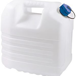 EDA Jerrican, 20 litres, avec bec verseur, blanc