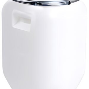 EDA Fût de stockage, 50 litres, plastique, blanc