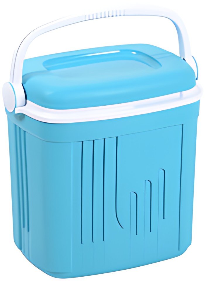 EDA Glacière ICEBERG, 20 litres, bleu clair/blanc