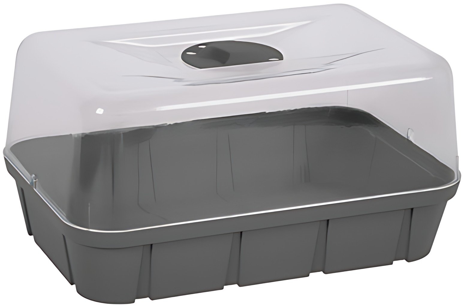 EDA Mini-serre, taille M, volume: 5,7 L, anthracite