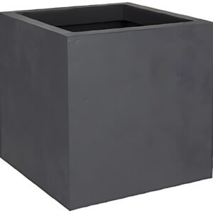 poétic Bac à plantes BASALT UP, cubique, 295 mm, anthracite