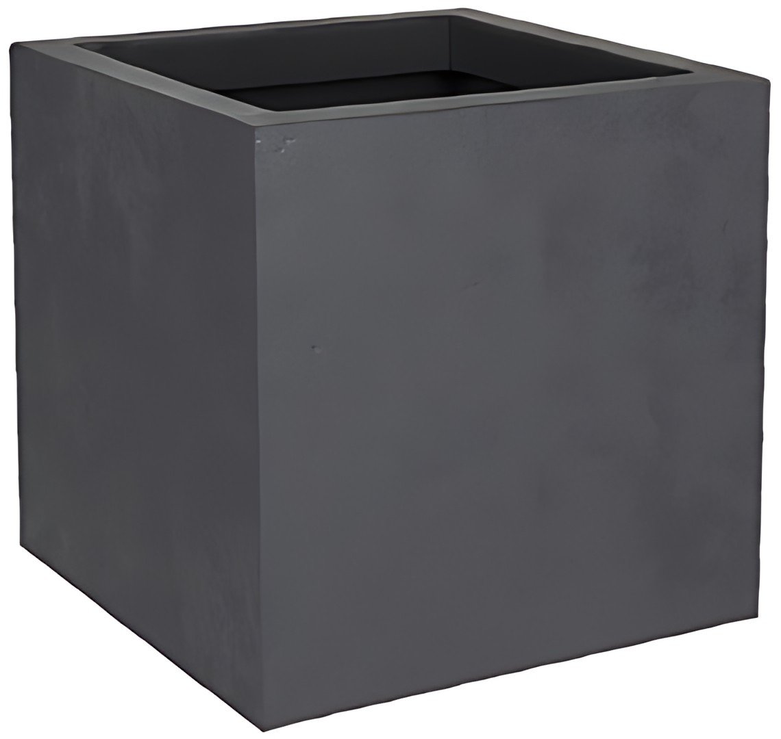 poétic Bac à plantes BASALT UP, cubique, 295 mm, anthracite