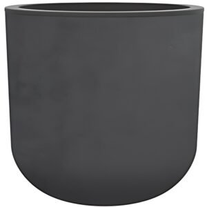 poétic Bac à plantes BASALT UP, rond, 485 mm, anthracite