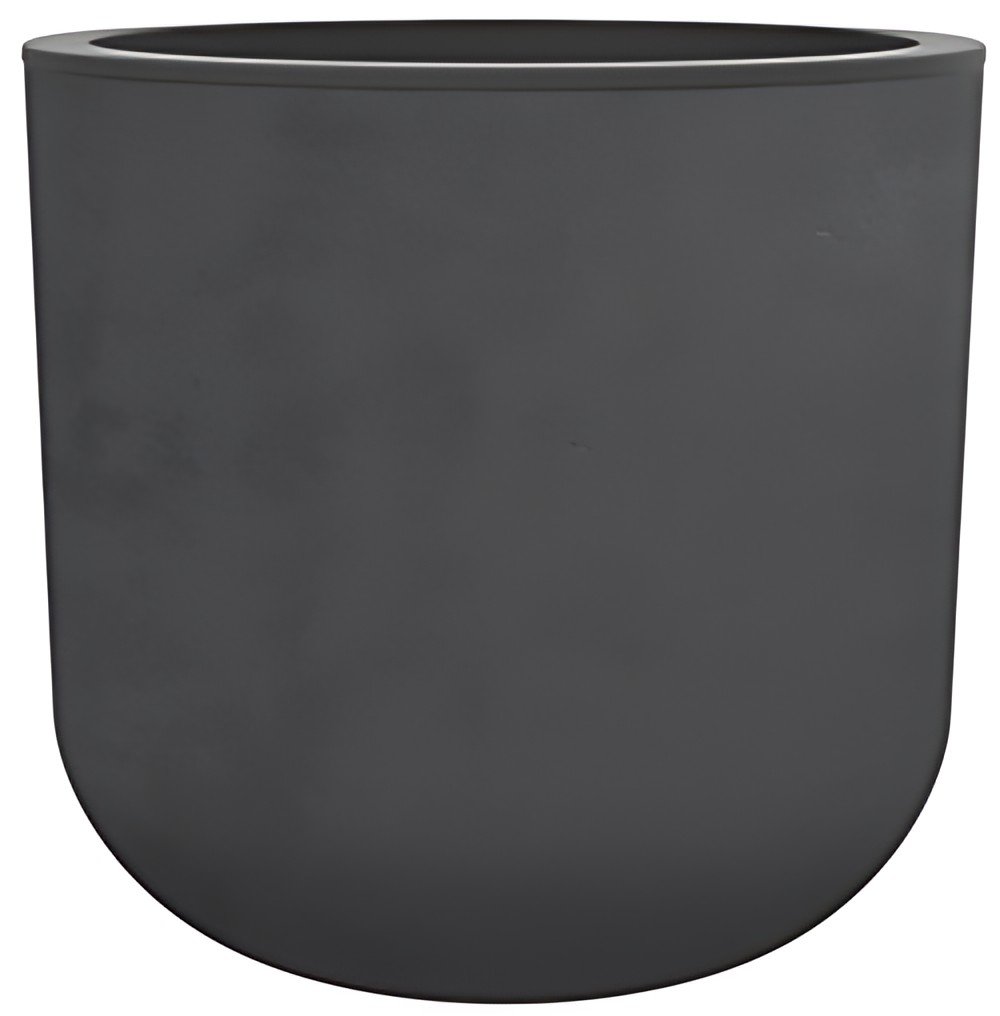 poétic Bac à plantes BASALT UP, rond, 485 mm, anthracite