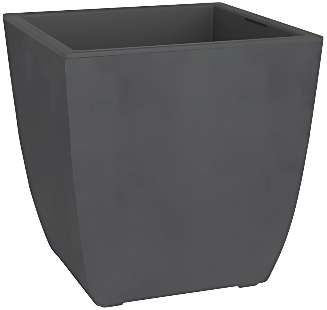 poétic Bac à plantes BASALT Diva, carré, 435 mm, anthracite