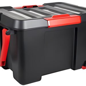 EDA Boîte de rangement STOCK'R, 120 litres, noir