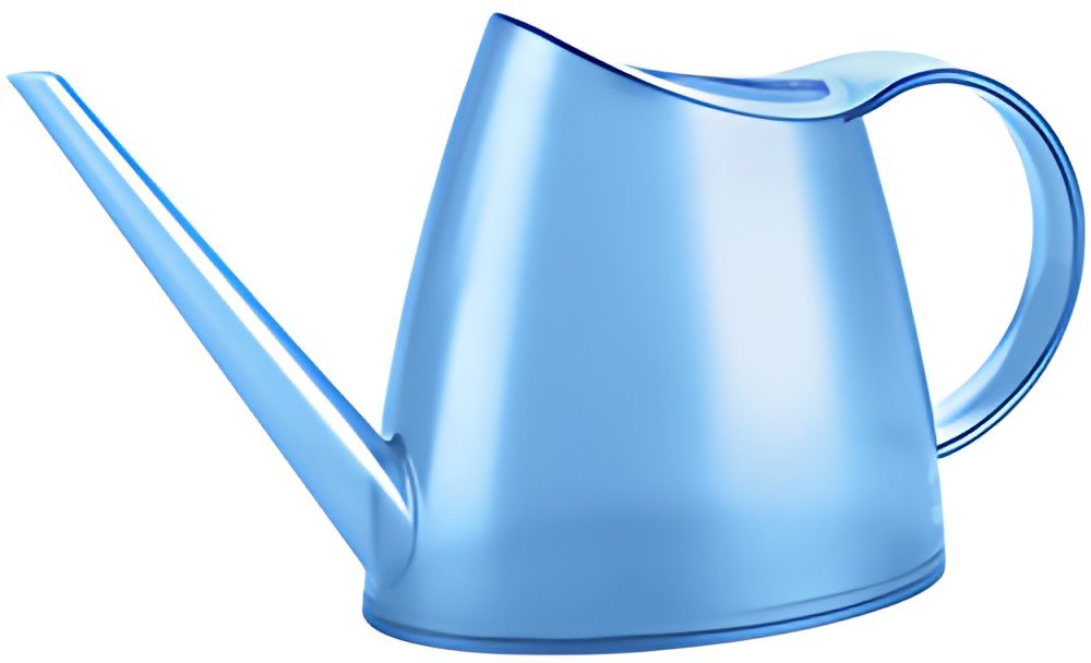 EDA Arrosoir FUCHSIA, 1,5 litre, bleu translucide