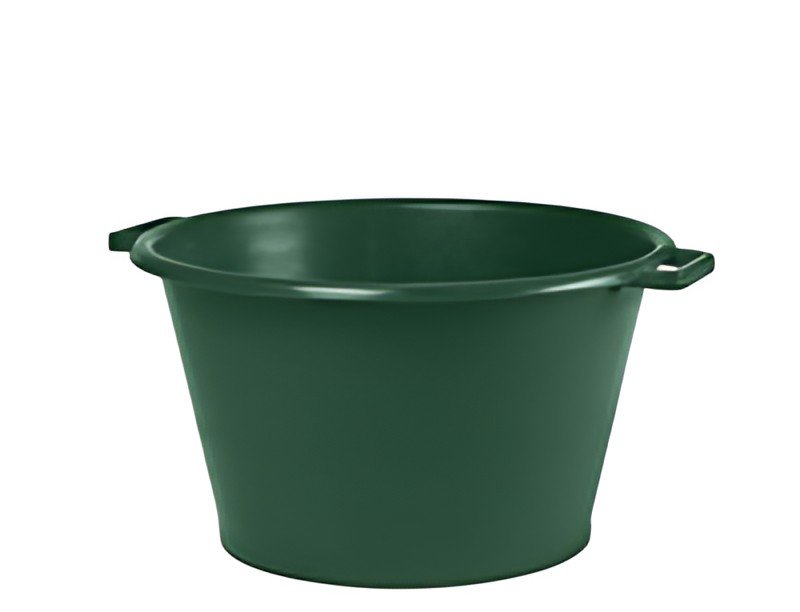 EDA Baquet universel, rond, 50 litres, plastique, vert