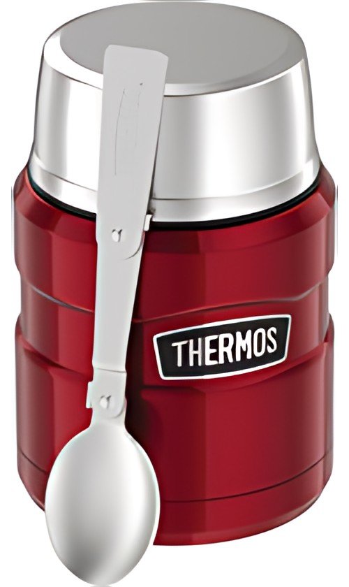 THERMOS Récipient alimentaire STAINLESS KING, 0,47 l, rouge