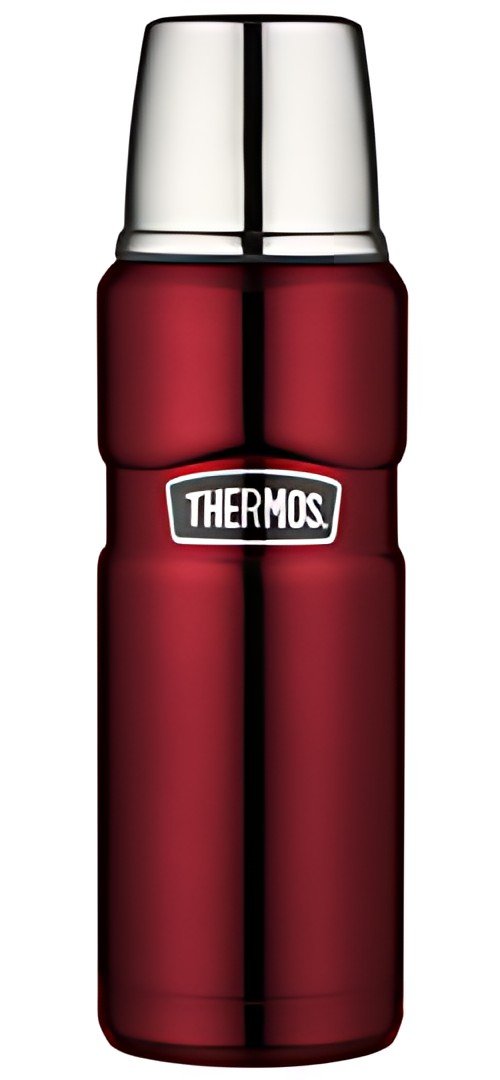 THERMOS Bouteille isotherme STAINLESS KING, 0,47 litre,rouge