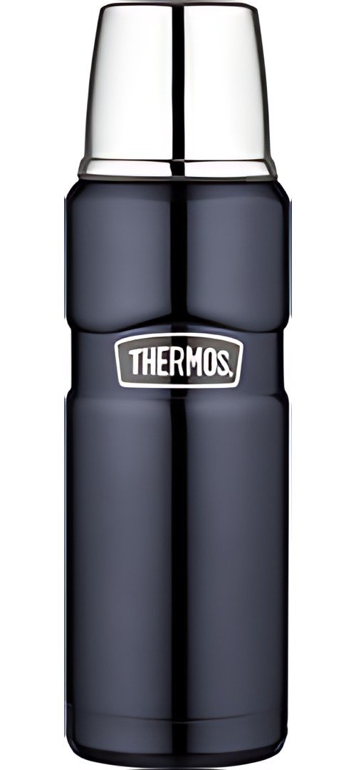 THERMOS Bouteille isotherme STAINLESS KING, 0,47 litre, bleu