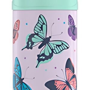 THERMOS Gourde isotherme FUNTAINER Straw Bottle, papillons