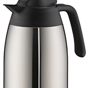 THERMOS Pichet isotherme THV, 2,0 litre, inox / noir