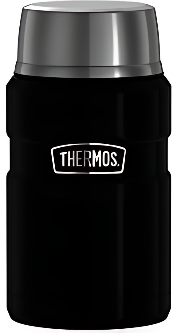 THERMOS Récipient alimentaire STAINLESS KING, 0,71 l, noir