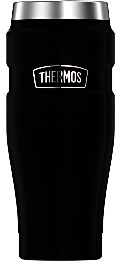 THERMOS Gobelet isotherme STAINLESS KING, 0,47 l, noir