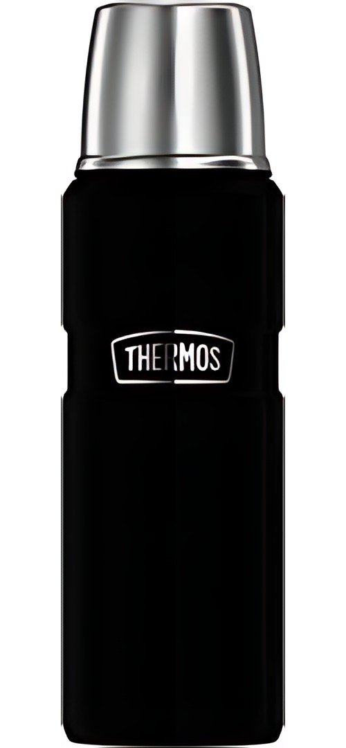THERMOS Bouteille isotherme STAINLESS KING, 0,47 l, noir