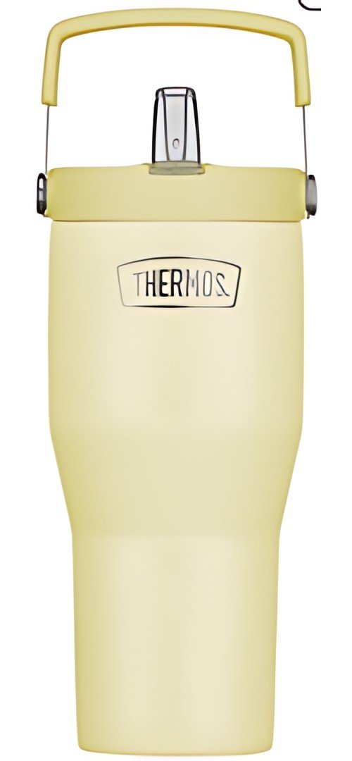 THERMOS Gobelet isotherme RS Flip Straw, 0,85 l, vanille