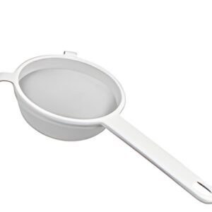 metaltex Passoire en plastique, fin, diamètre: 100 mm, blanc