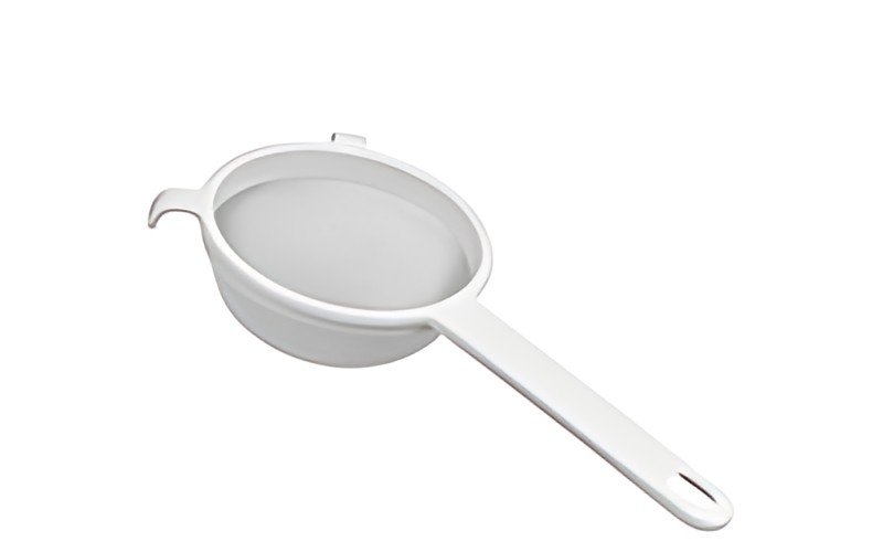metaltex Passoire en plastique, fin, diamètre: 100 mm, blanc
