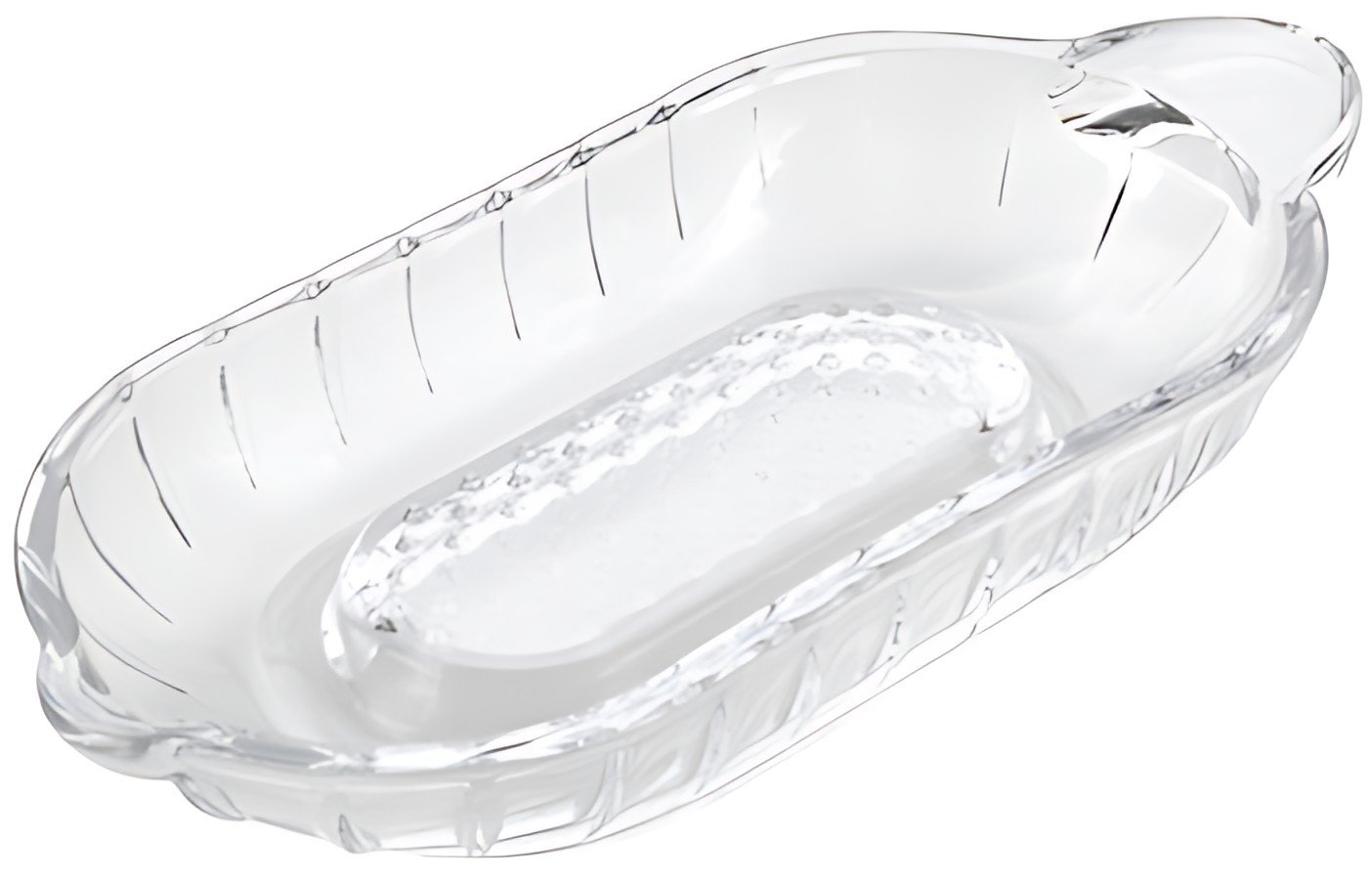 metaltex Râpe de cuisine / à pommes, en verre, transparent
