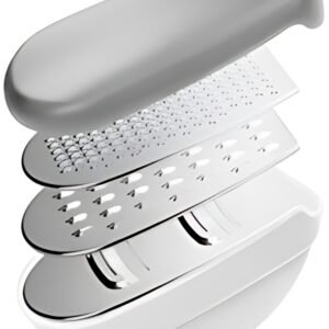 metaltex Mandoline universelle Trio-Box, 3 inserts