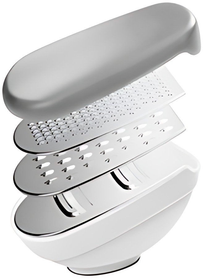 metaltex Mandoline universelle Trio-Box, 3 inserts