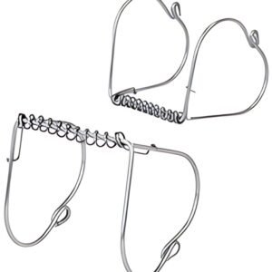 metaltex Pince à roulade, inox, set de 4