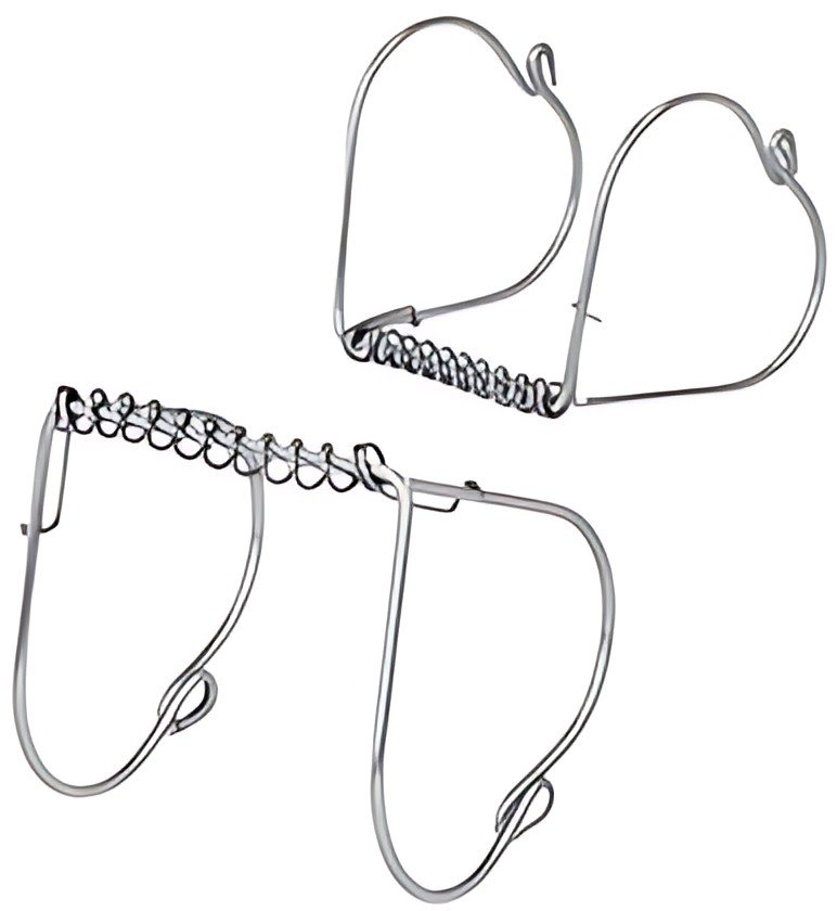 metaltex Pince à roulade, inox, set de 4