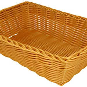 metaltex Corbeille à pain, rectangulaire, plastique, beige