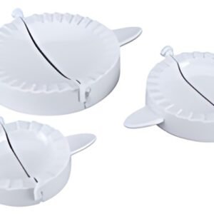 metaltex Presse à raviolis, set de 3, blanc