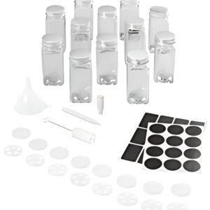 metaltex Kit de saupoudreuses Shake-It, 120 ml, 12 verres