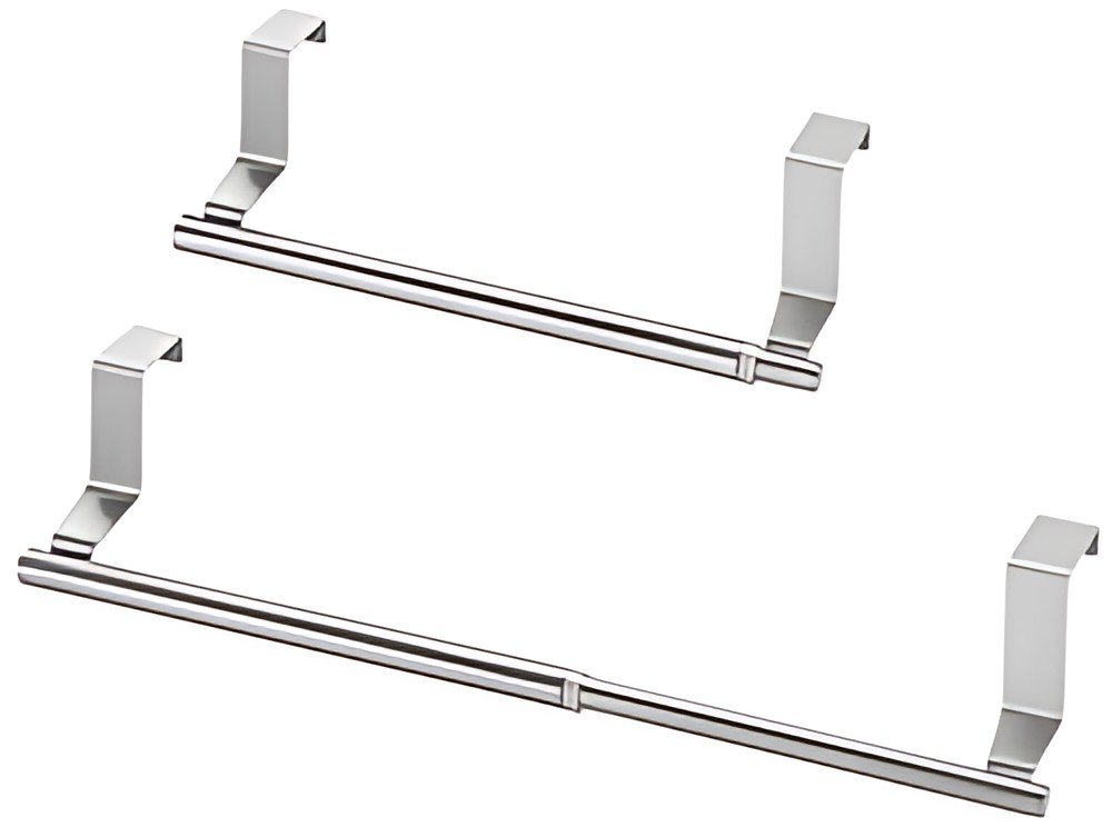 metaltex Porte-serviette, extensible, inox
