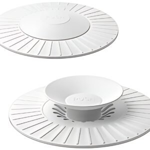 metaltex Bouchon d'évier universel, silicone, blanc