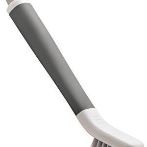 metaltex Brosse/grattoir 2 en 1 pour joints, blanc/gris