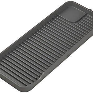 metaltex Rangement silicone pour évier Tidy-Mat XL, gris