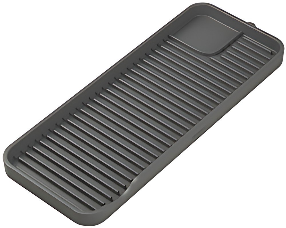 metaltex Rangement silicone pour évier Tidy-Mat XL, gris