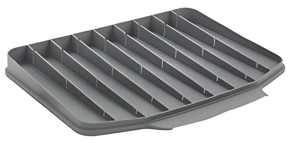 metaltex Tapis d'égouttage Gravity-Duo, caoutchouc, gris