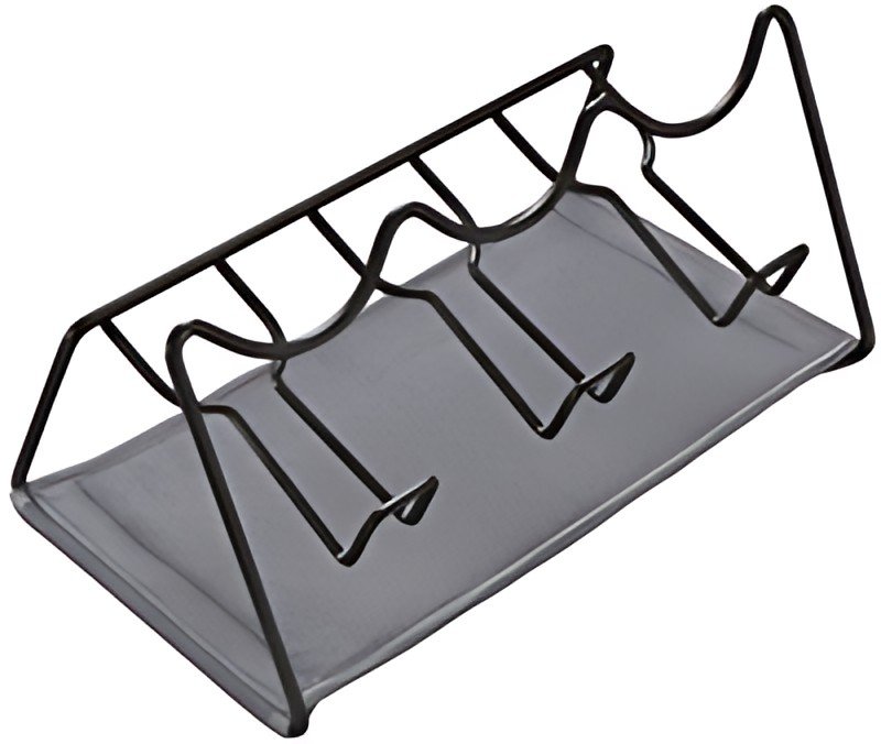 metaltex Égouttoir Sodatex 3 LAVA, noir mat