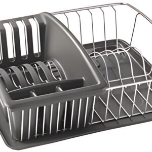 metaltex Égouttoir Aquatex PLUS, argent/anthracite