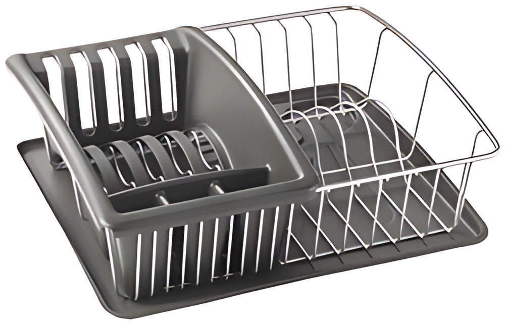 metaltex Égouttoir Aquatex PLUS, argent/anthracite