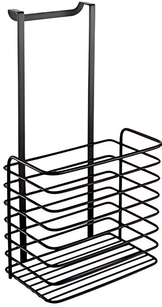 metaltex Rangement suspendu Galileo LAVA, haut, noir mat