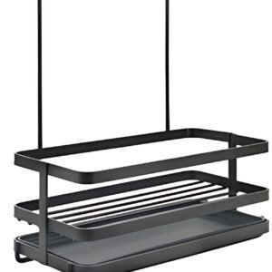 metaltex Rangemment pour évier Tokyo LAVA, noir mat