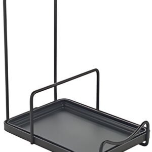 metaltex Support pour couvercle et cuillère Tokyo LAVA, noir