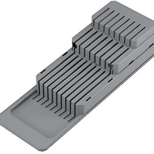 metaltex Porte-couteaux Blade-Fit, en PP, gris