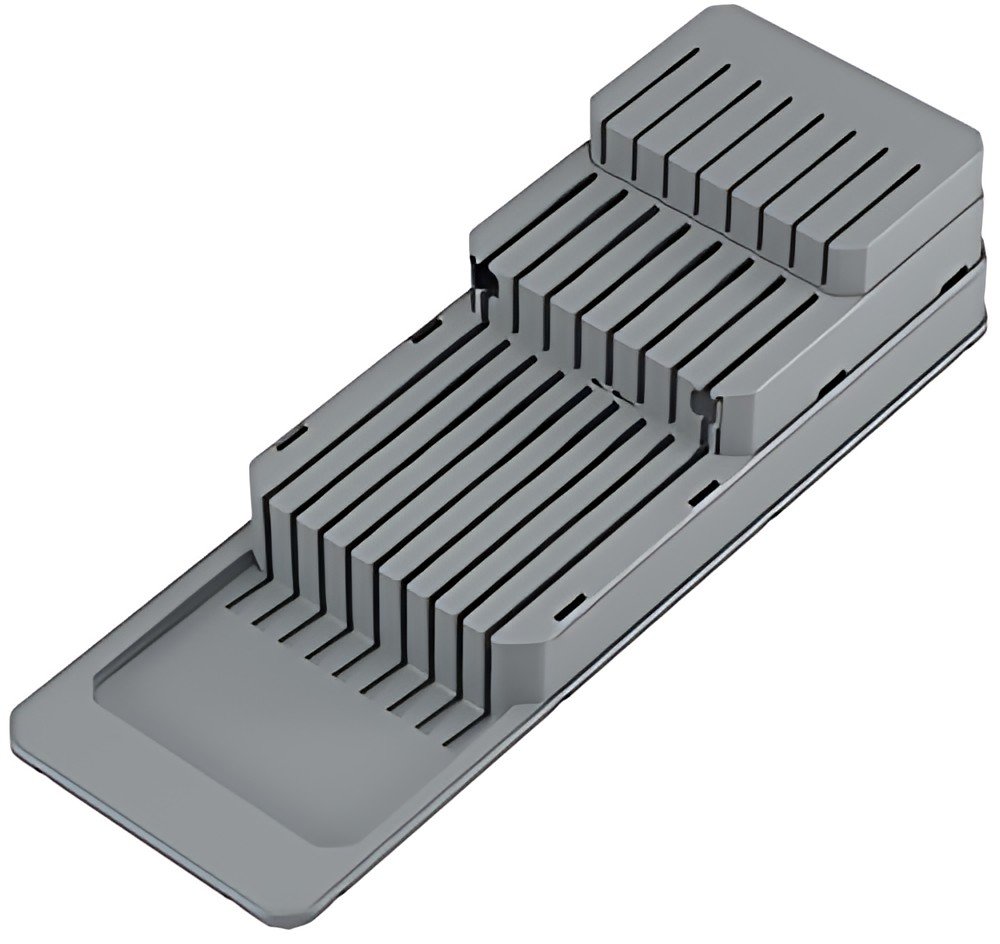 metaltex Porte-couteaux Blade-Fit, en PP, gris