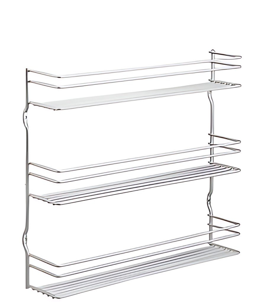 metaltex Étagère à épices Pepito 3, 3 niveaux, argent