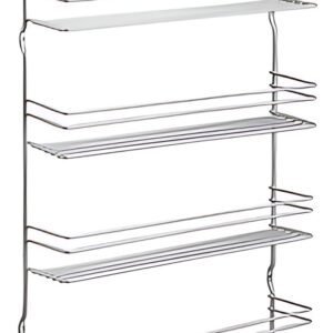 metaltex Étagère à épices Pepito 4, 4 niveaux, argent