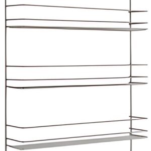 metaltex Étagère à épices Pepito 5, 5 niveaux, argent